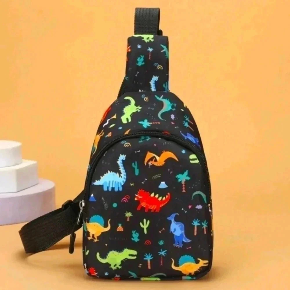 Mini black dinosaur baby kid children backpack purse bag cute accessories boy